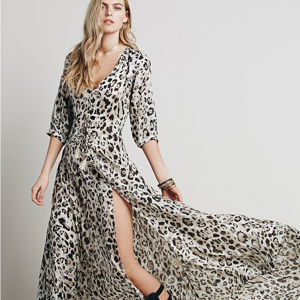 Spell & The Gypsy Collective leopard print maxi dress